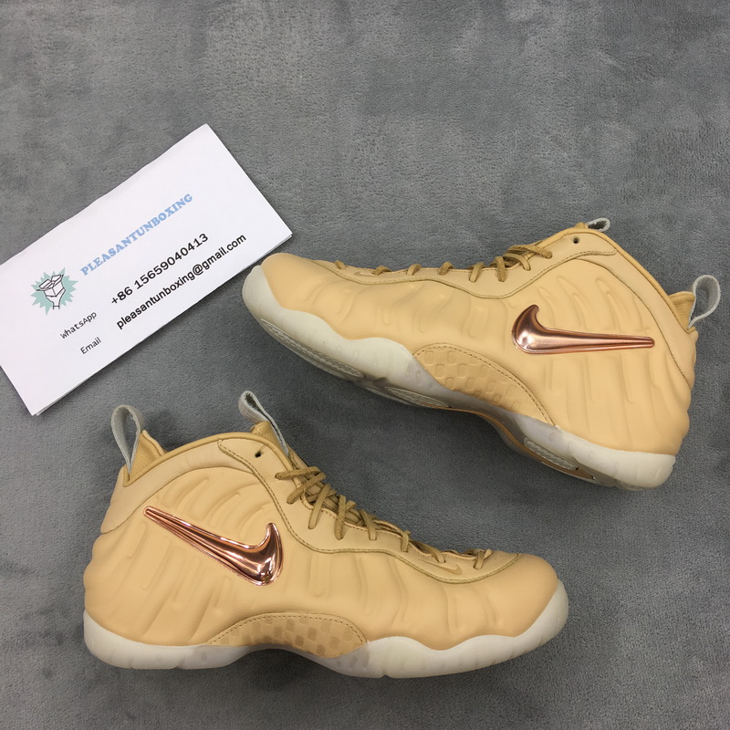 Authentic Nike Air Foamposite One Premium Tan